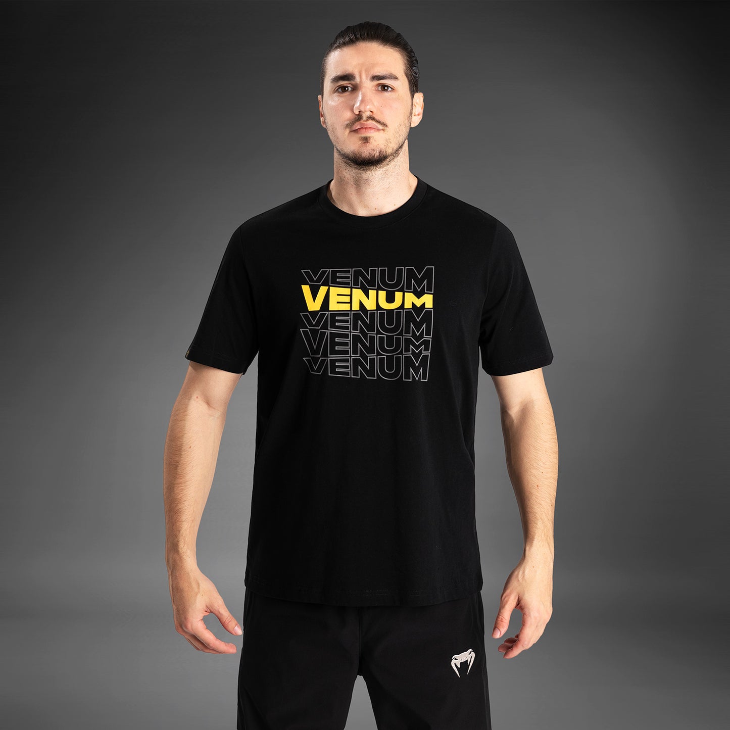 Venum Vertigo Maglietta a maniche corte da uomo - Nero/Giallo