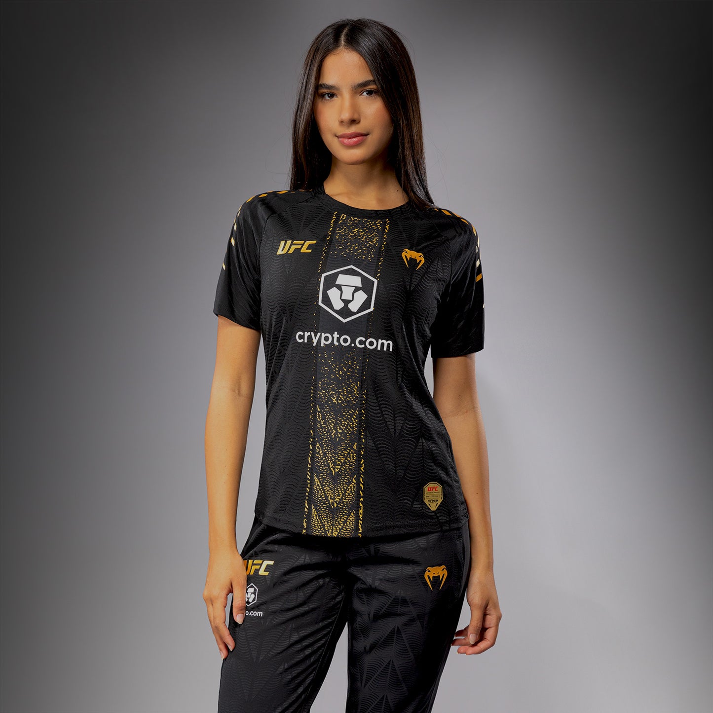 UFC Zenith by Venum Authentic Fight Night Maglia ufficiale Walkout Donna Personalizzato - Champion