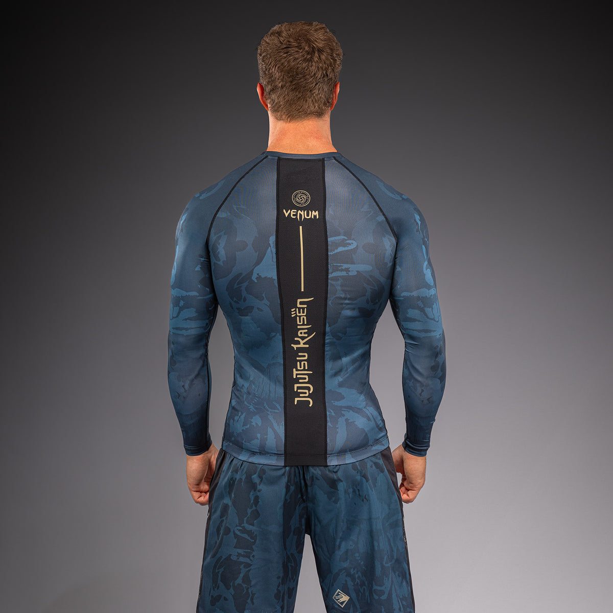 Jujutsu Kaisen x Venum Fushiguro Rashguard a Maniche Lunghe – Verde Oceano
