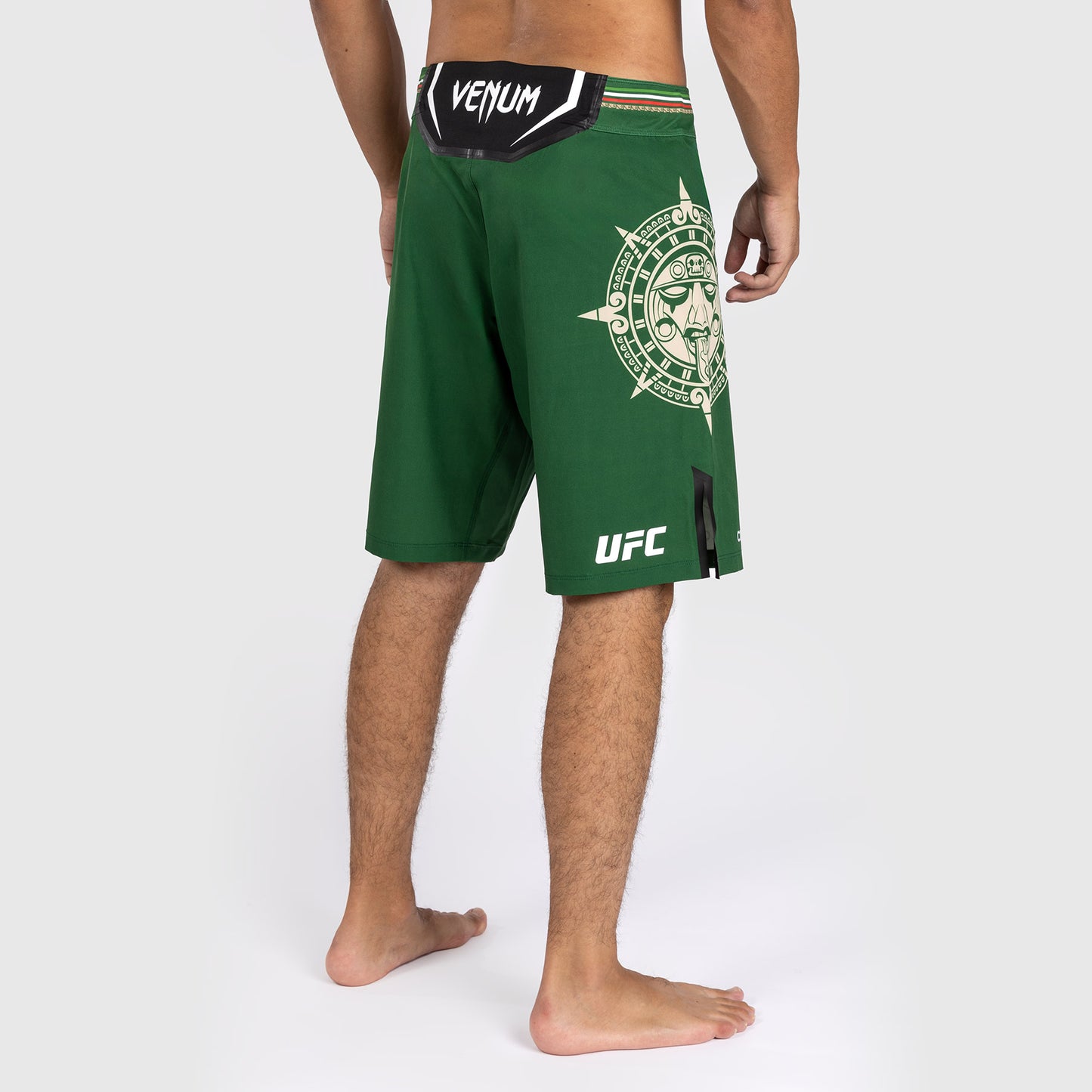 Noche UFC by Venum Authentic Fight Night Pantaloncini da combattimento da uomo - Taglio lungo - Verde