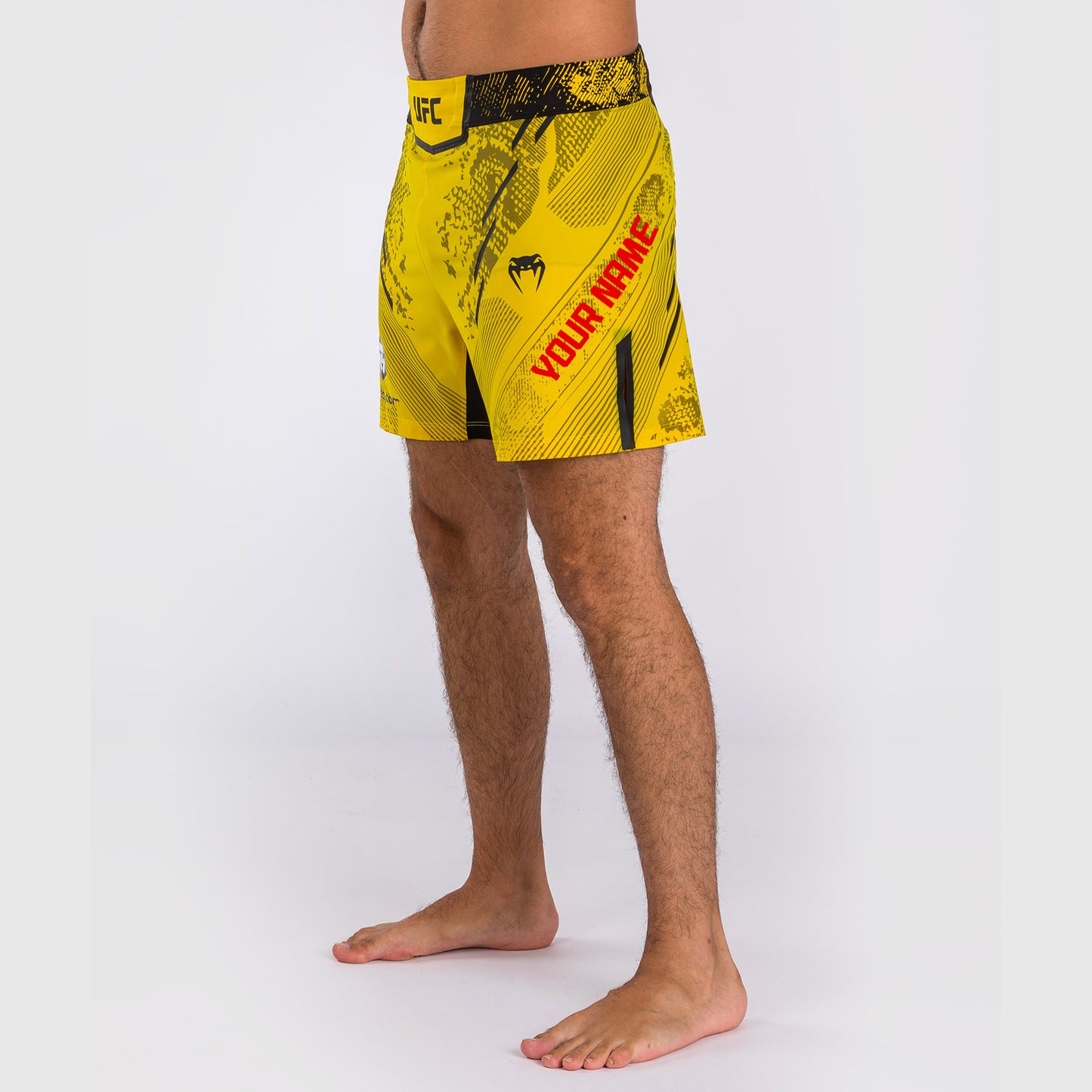 Pantaloncino da combattimento UFC Adrenaline by Venum personalizzato Authentic Fight Night Uomo - Short Fit - Giallo