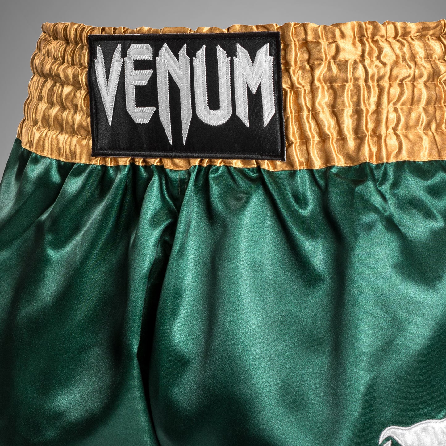 Venum Classic - Pantaloncini da Muay Thaï - Verde/Oro/Bianco