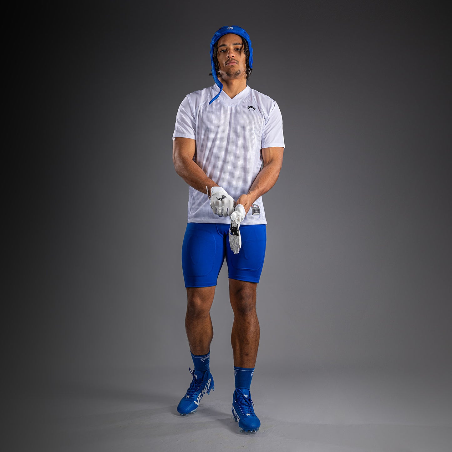 Venum Elite Football Pantaloncini a Compressione - Blu Reale