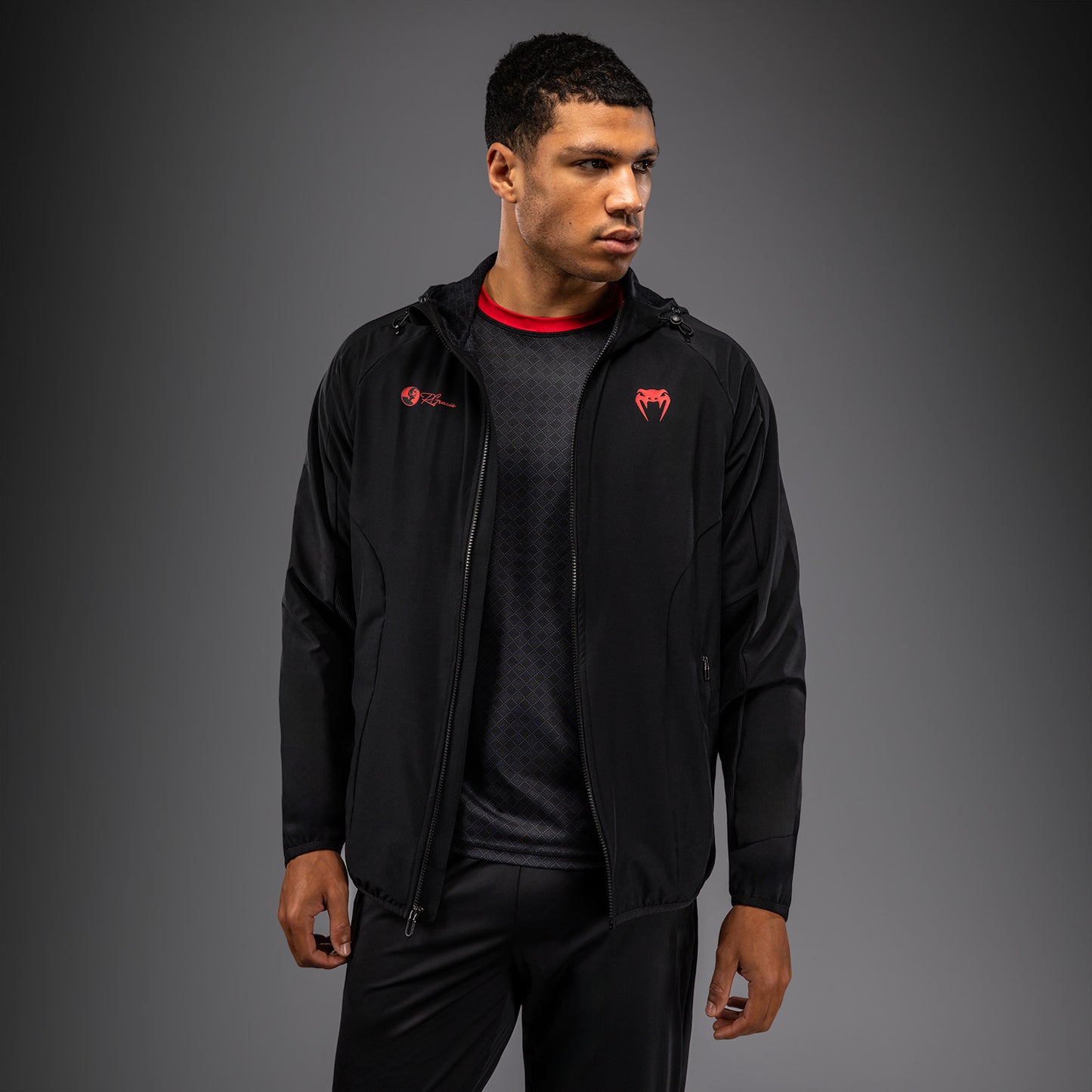 Venum x Roger Gracie Signature Giacca da Allenamento - Nero/Rosso