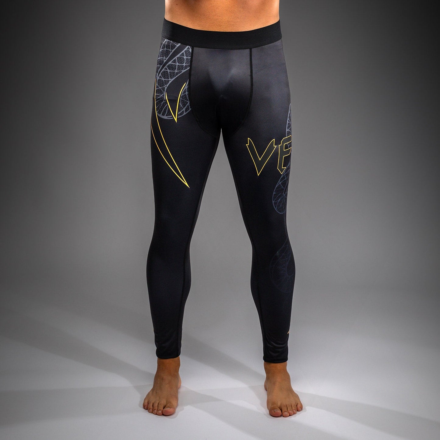 Venum Serpenti Pantaloni aderenti – Nero/Argento/Oro