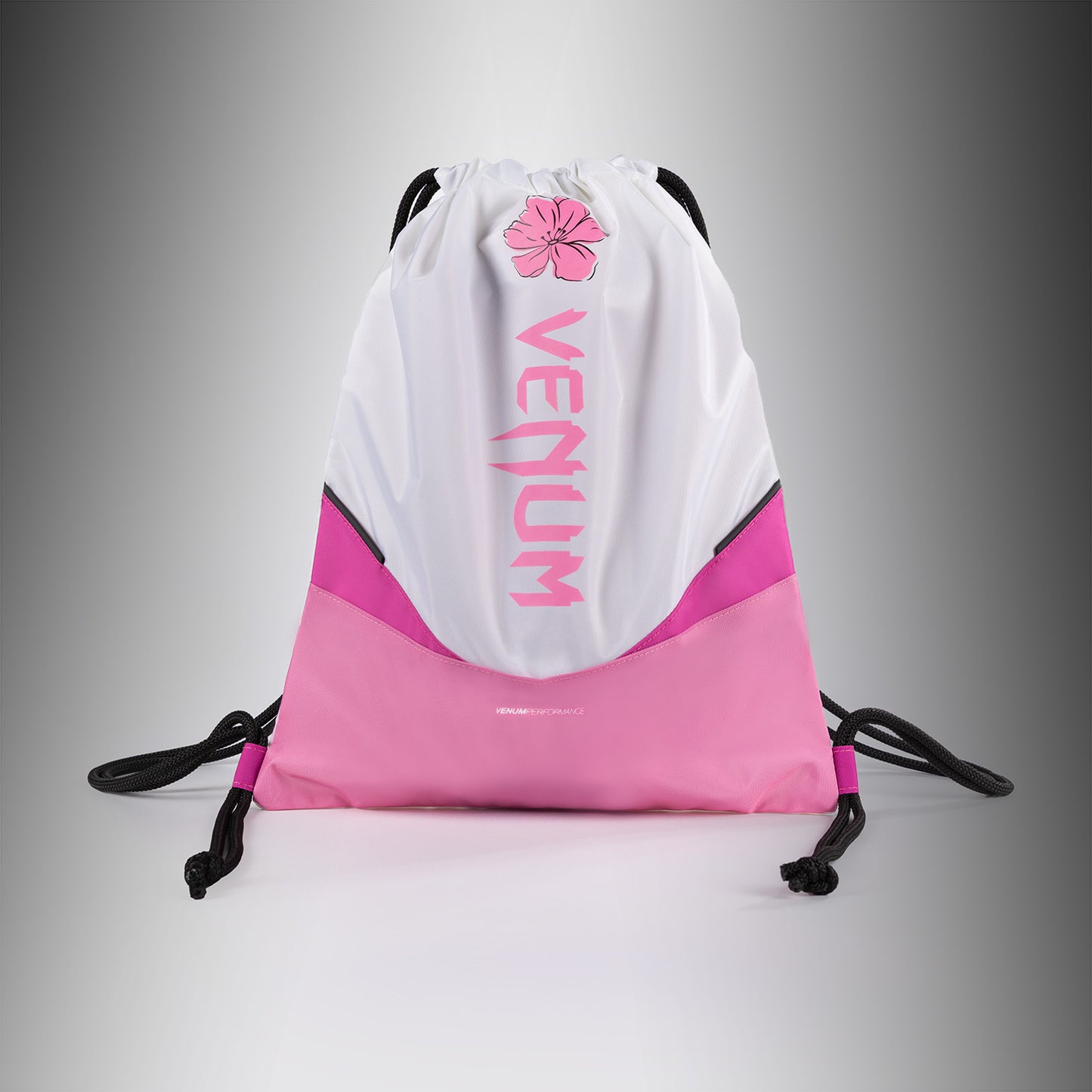 Venum Evo 2 Borsa a Sacca con Coulisse – Bianco/Rosa Caramella