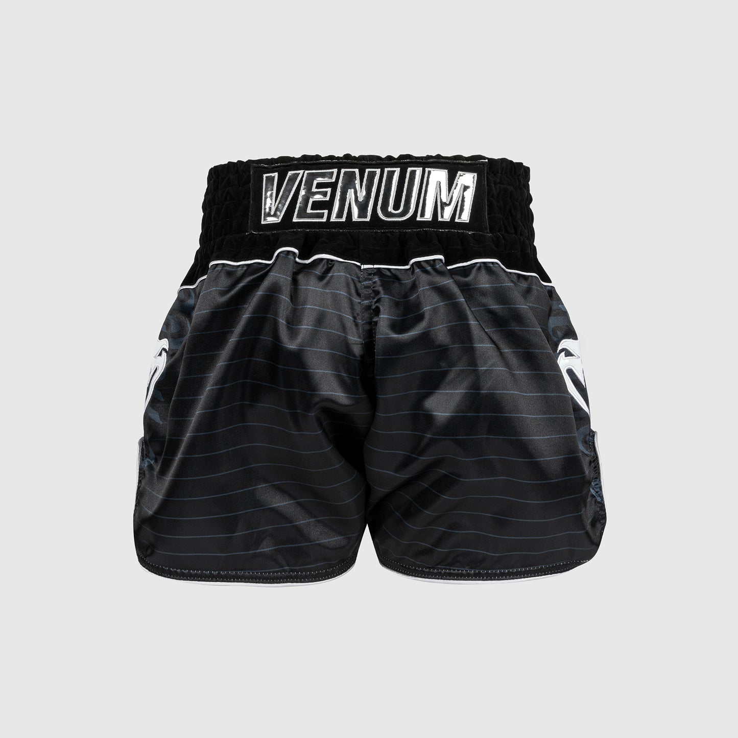 Venum Attack Pantaloncini da Muay Thai - Nero/Argento
