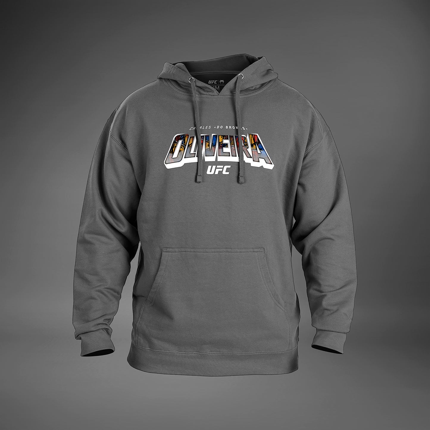 UFC Unrivaled by Venum Charles Oliveira Felpa Uomini - Grigio Melange