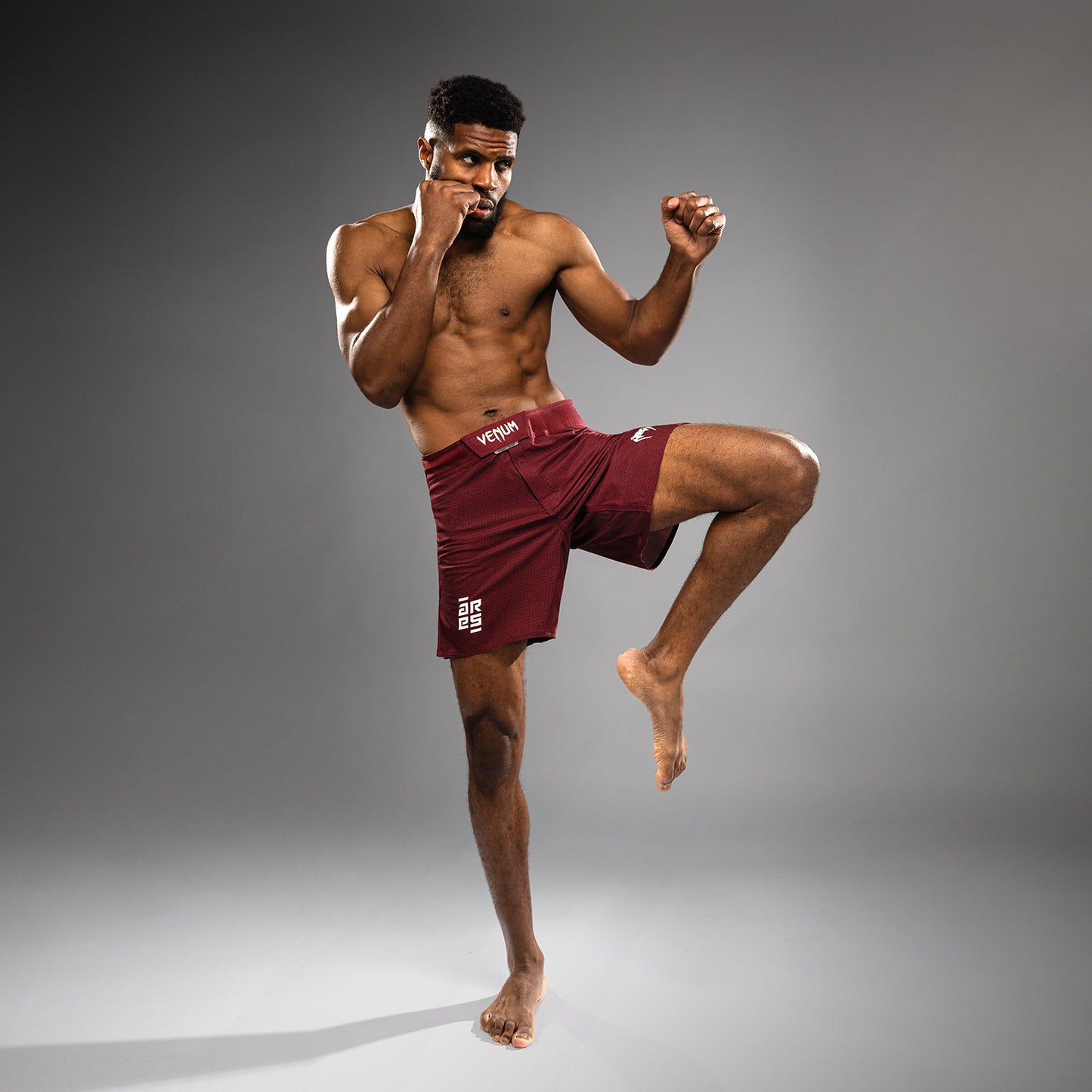 Venum x Ares Pantaloni da Combattimento da Uomo - Borgogna