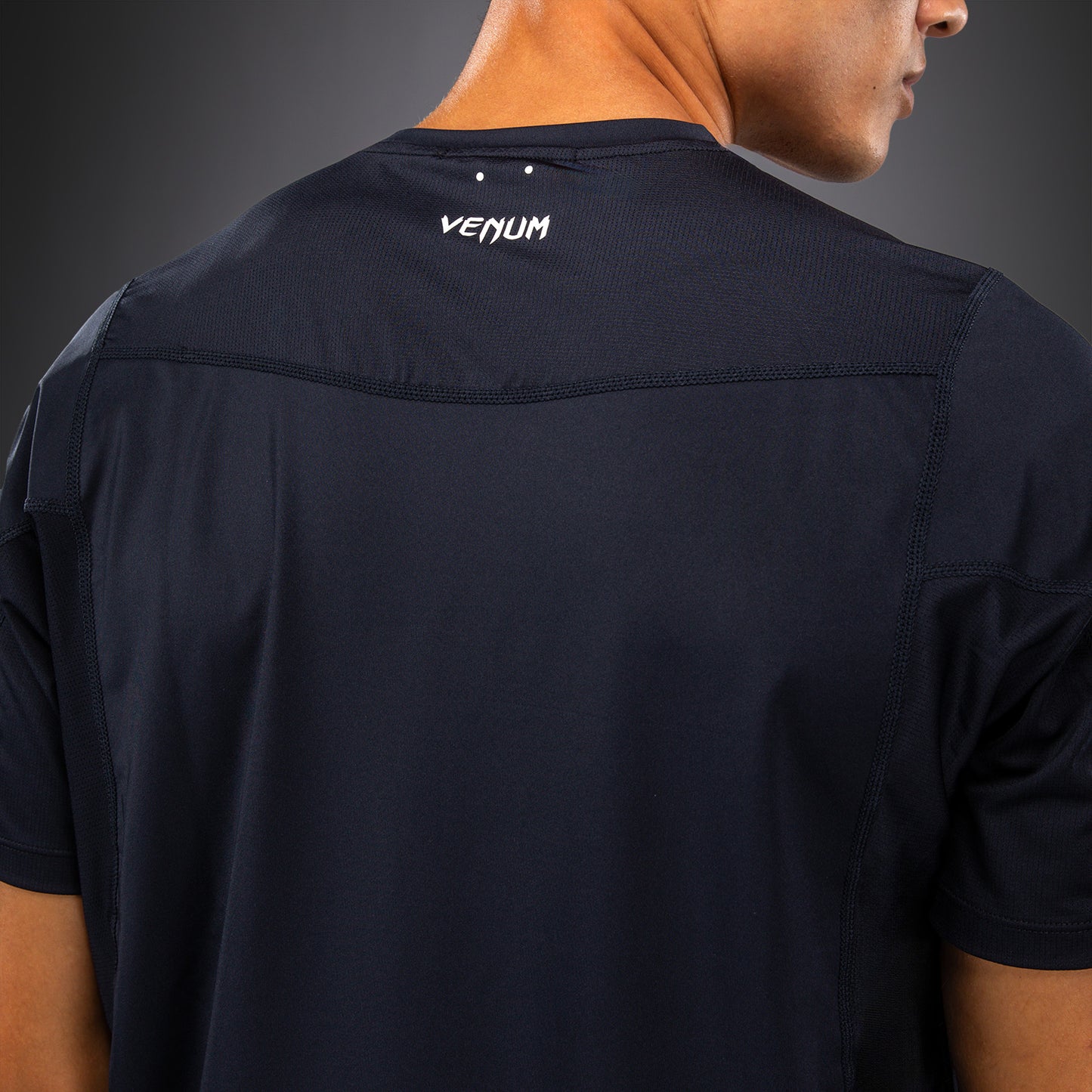 Venum G-Core Maglietta Dry Tech - Blu Navy/Bianco