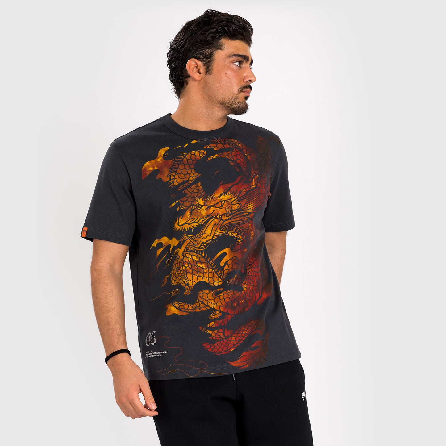 Venum Dragon’s Flight Maglietta da uomo - Rosso vulcano