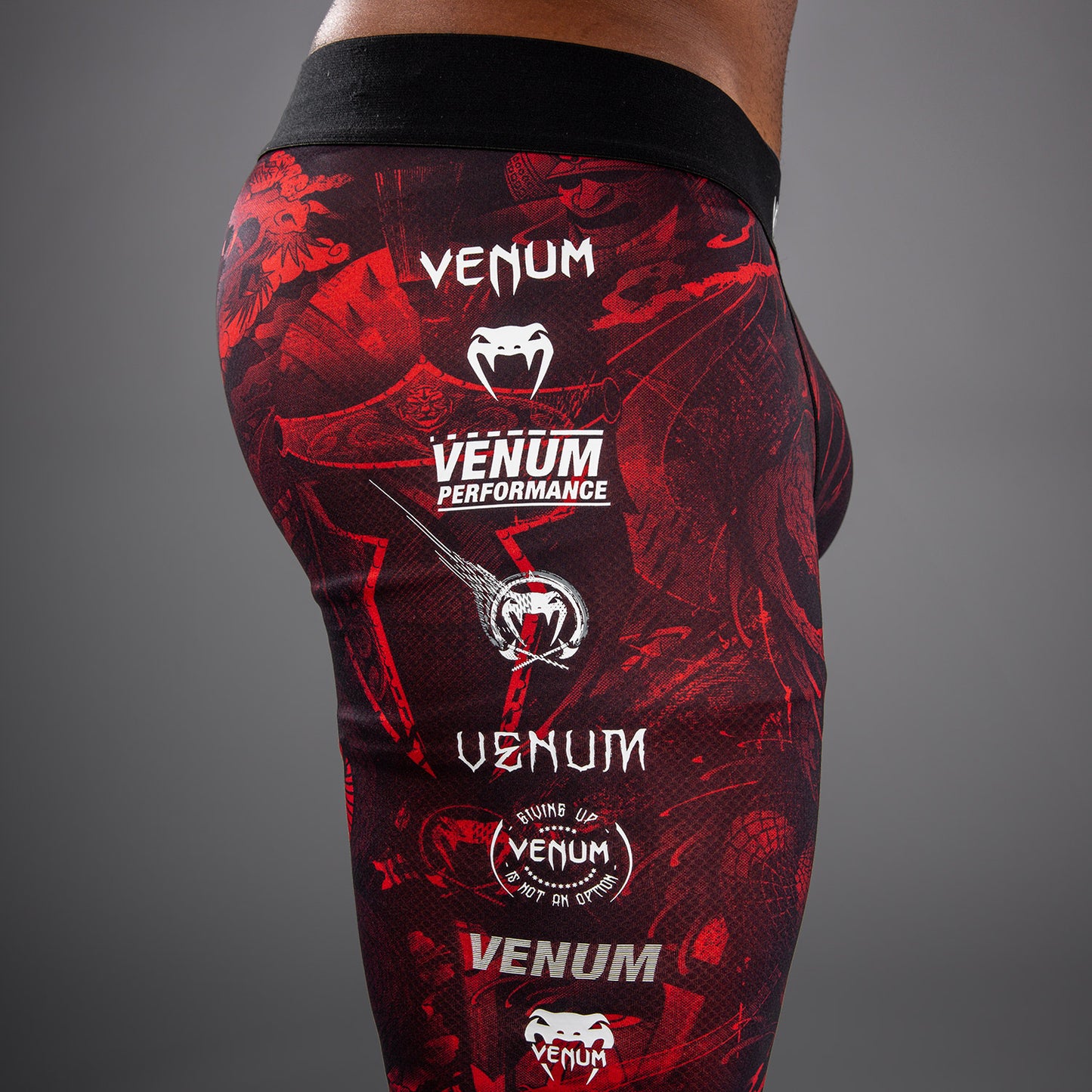 Venum 20th Anniversary Spats - Nero/Rosso