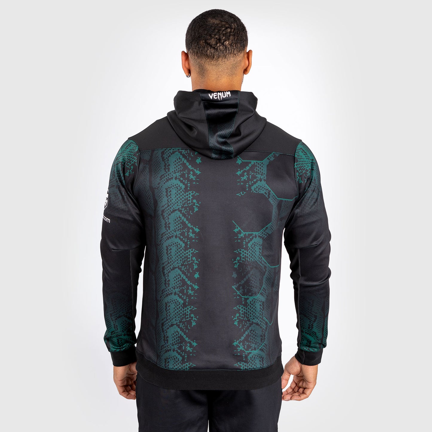 UFC Adrenaline by Venum Authentic Fight Night Felpa con cappuccio per Uomo - Emerald Edition - Verde/Nero