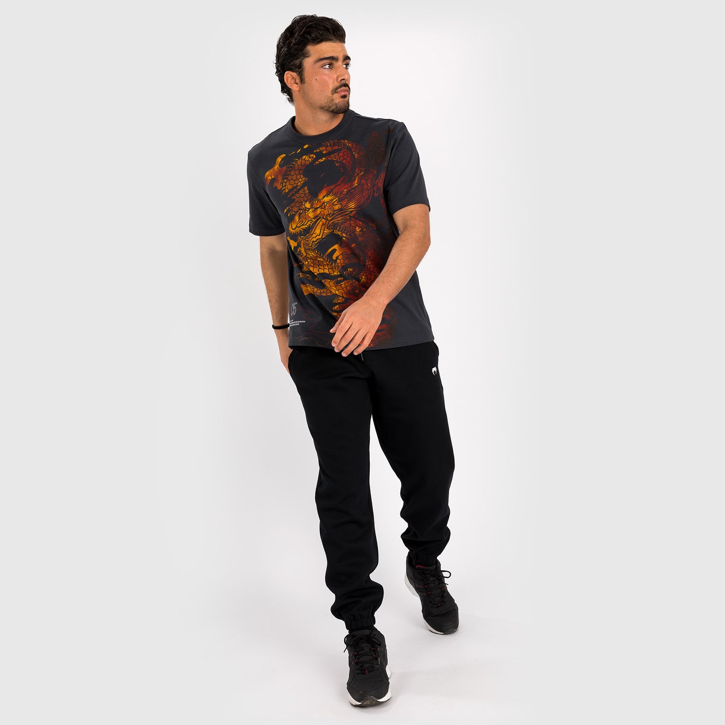 Venum Dragon’s Flight Maglietta da uomo - Rosso vulcano