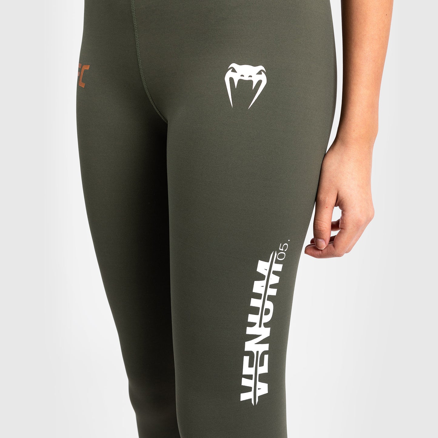 UFC Adrenaline by Venum Fight Week Tight da Donna - Khaki/Bronzo