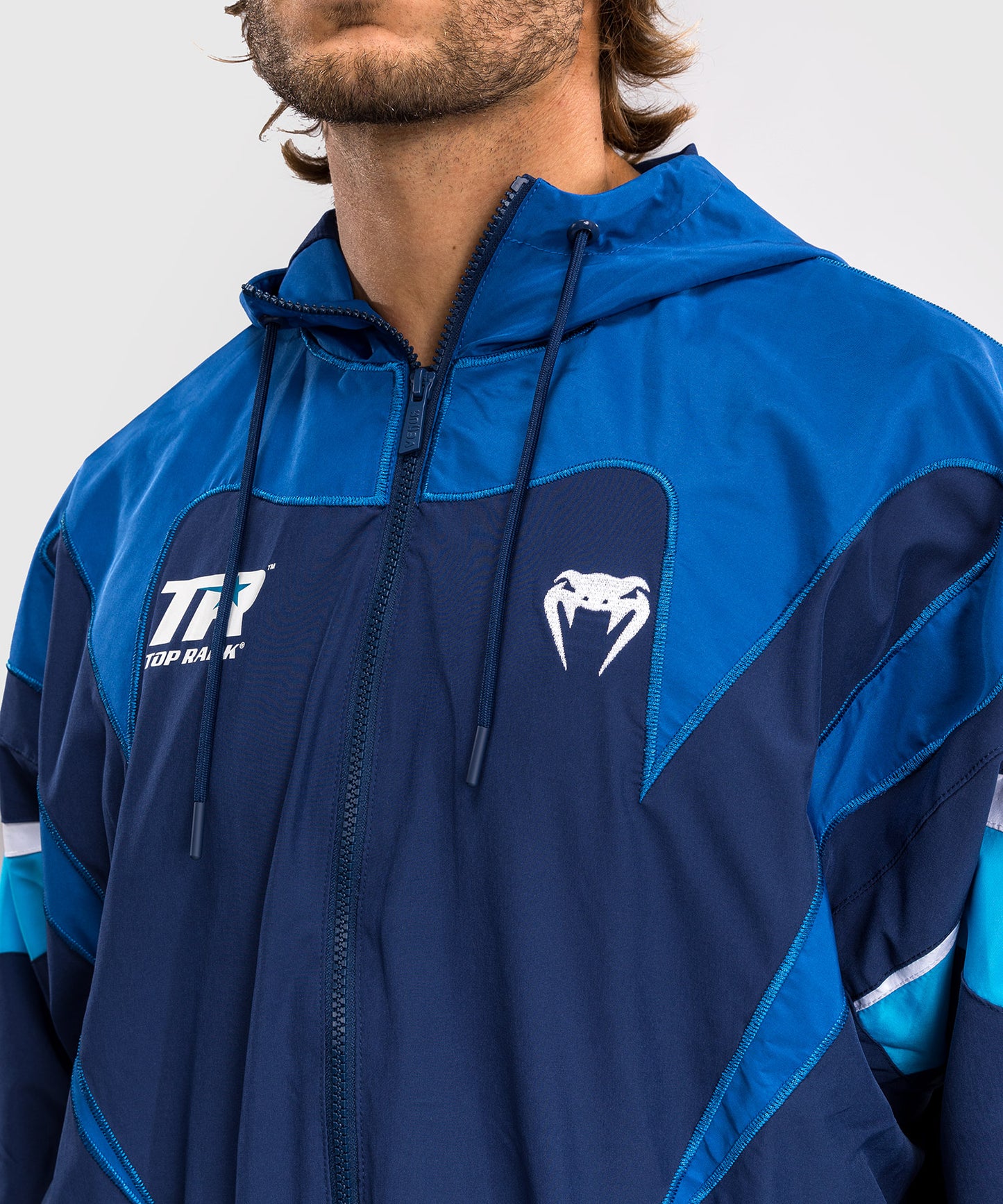 Venum x Top Rank Original Giacca da Tuta con Cappuccio da Uomo - Blu Navy