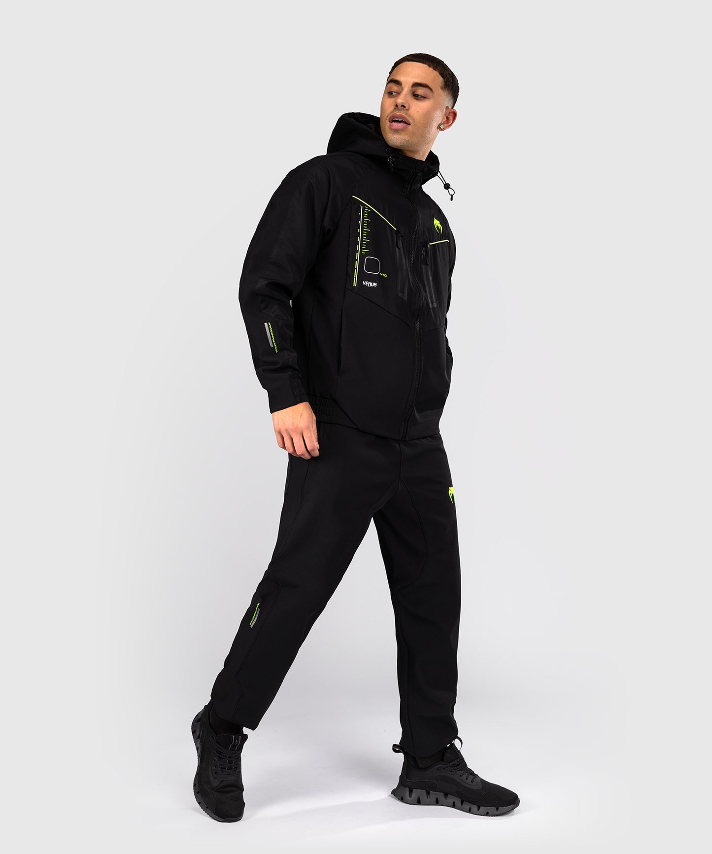 Venum Training Camp 4.0 Giacca da ginnastica - Nero/Verde chiaro