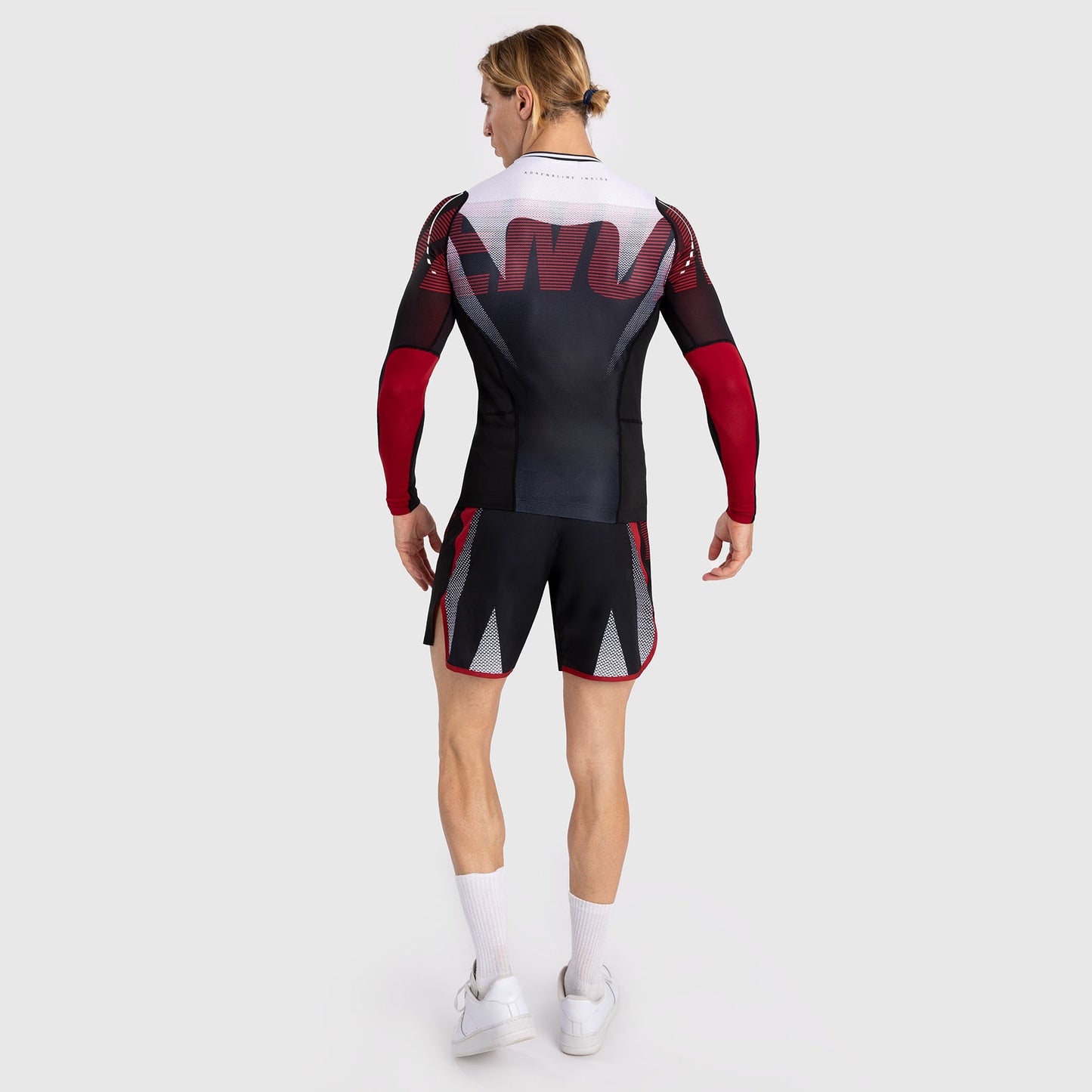 Venum Adrenaline Rashguard a Maniche Lunghe da Uomo - Red