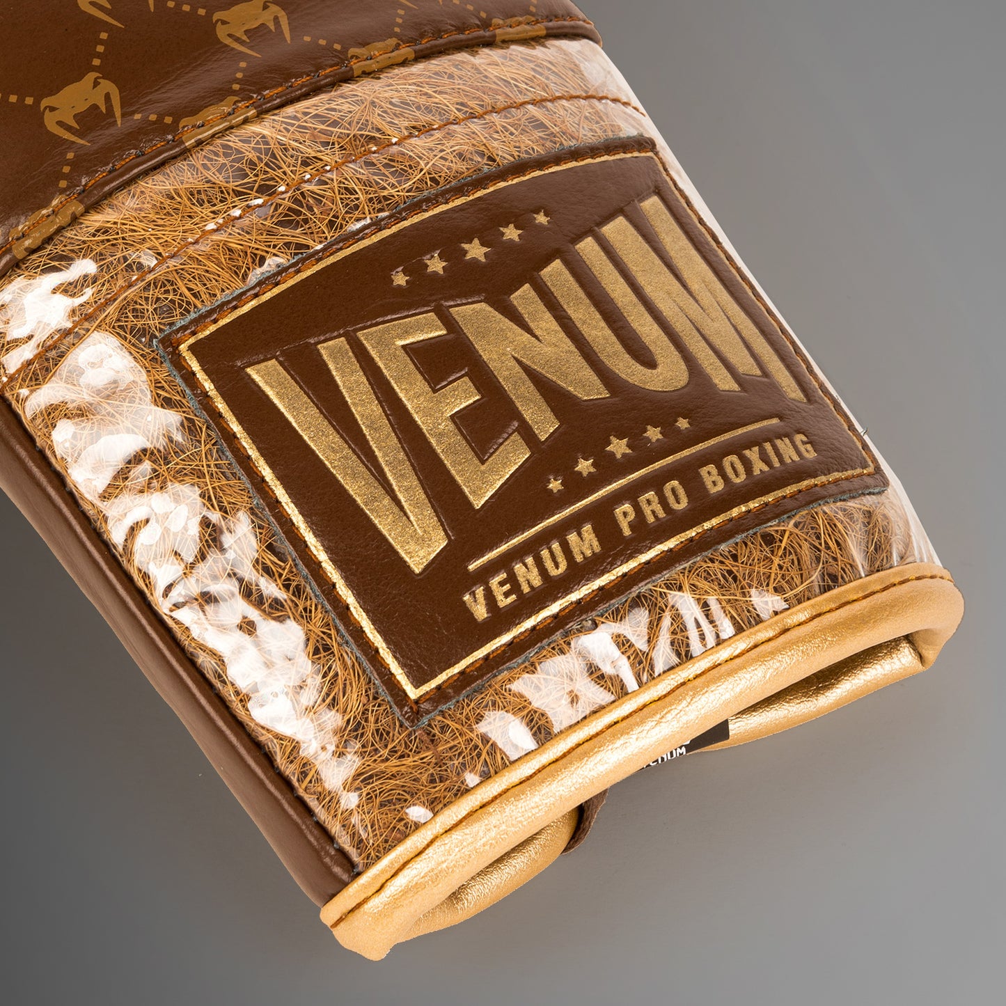 Guantoni da boxe Venum Coco Monogram Pro - Marrone grizzly