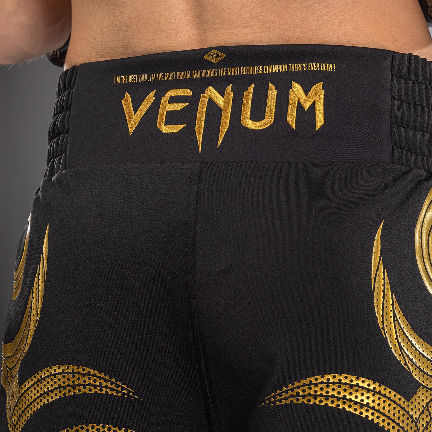 Venum x Mike Tyson Tiger Pantaloncini da Boxe - Nero/Oro