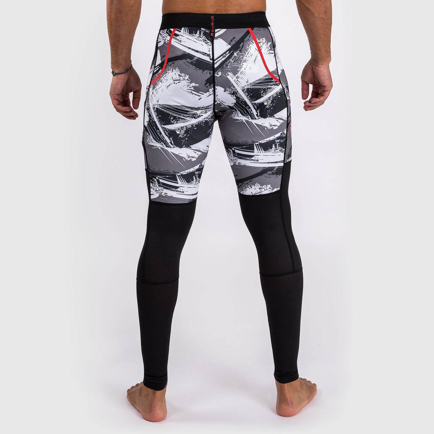 Venum Electron 3.0 Pantalone a compressione - Grigio/rosso