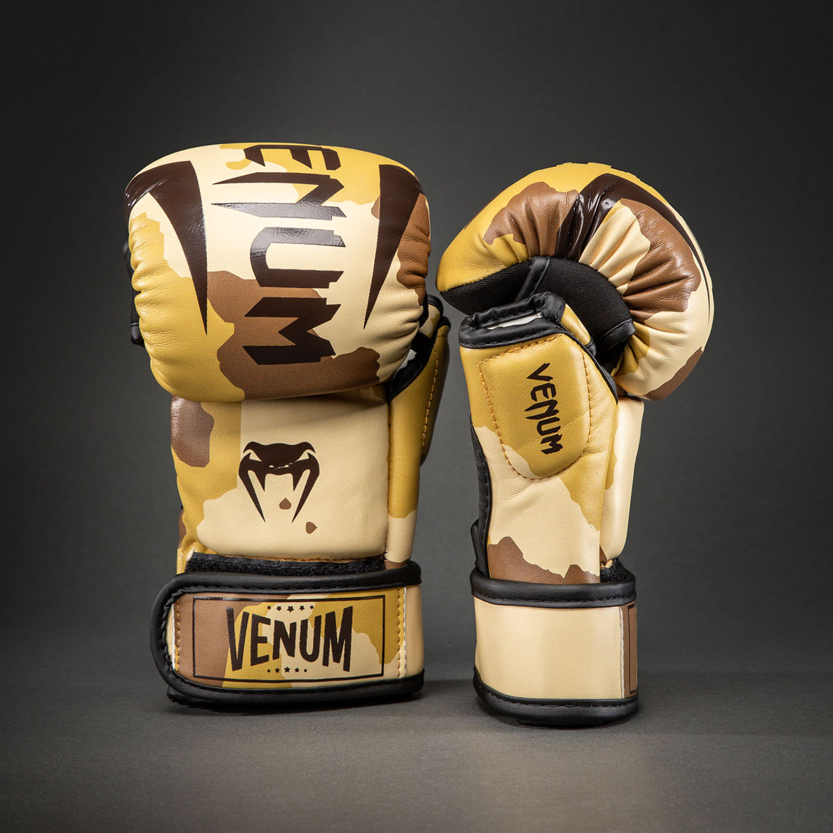 Venum Elite Guanti da Sparring Camo - Beige Chiaro/Marrone
