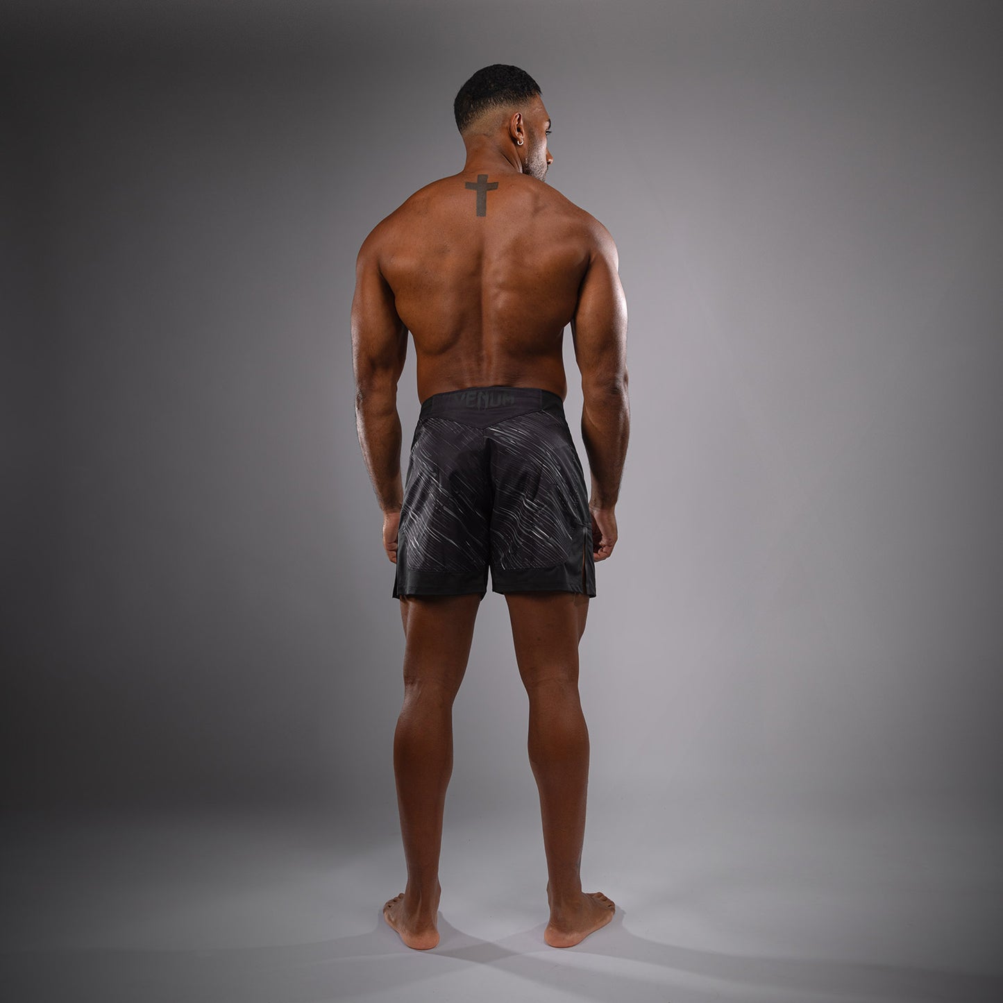 Venum Rapid Light Pantaloncini da combattimento - Nero/Grigio Tempesta