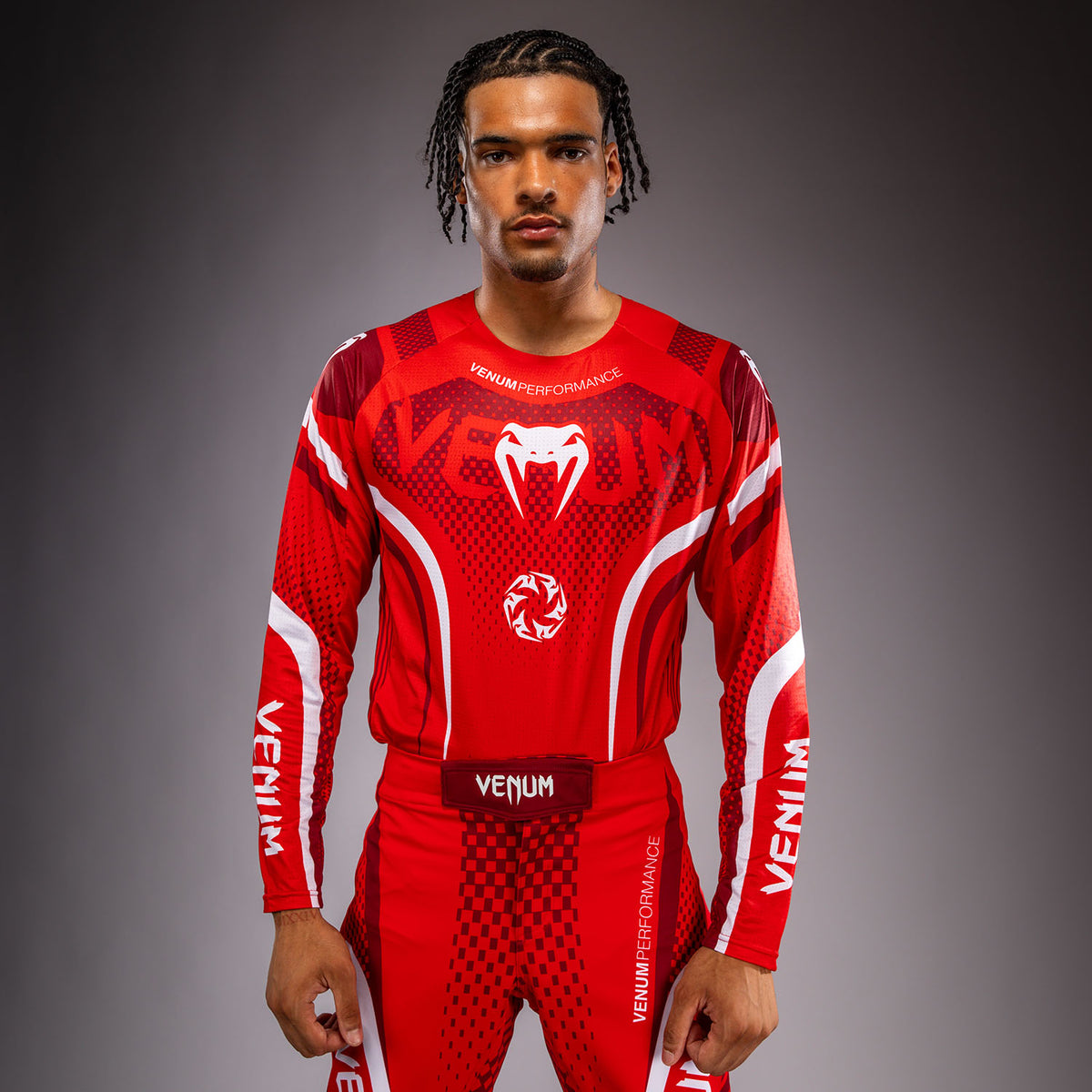 Venum MX Challenger Maglia da Motorsports - Rosso