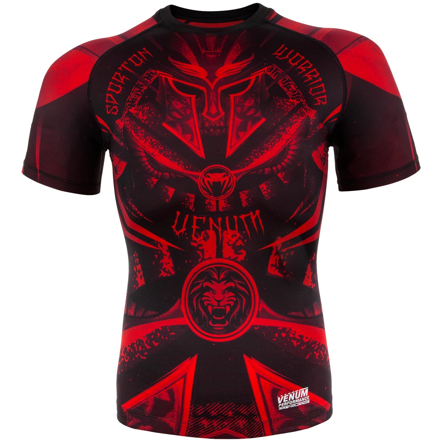 Rashguard Venum Gladiator 3.0 - Maniche corte - Nero/Rosso
