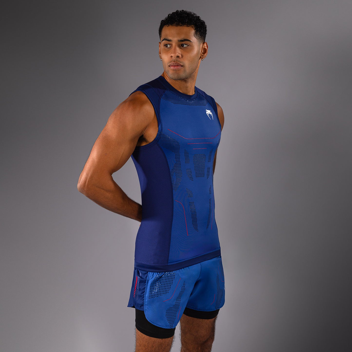Venum Technical 3.0 Rashguard Senza Maniche - Blu Notte