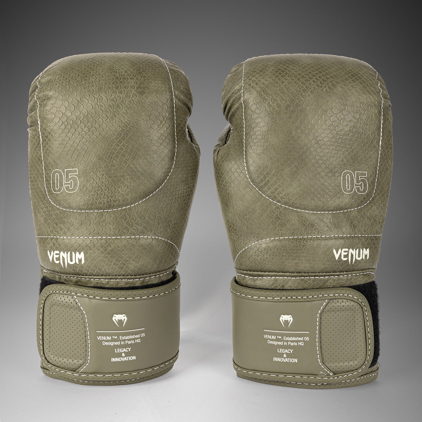 Venum Impact Evo Scales Guanti da boxe – Verde Esercito