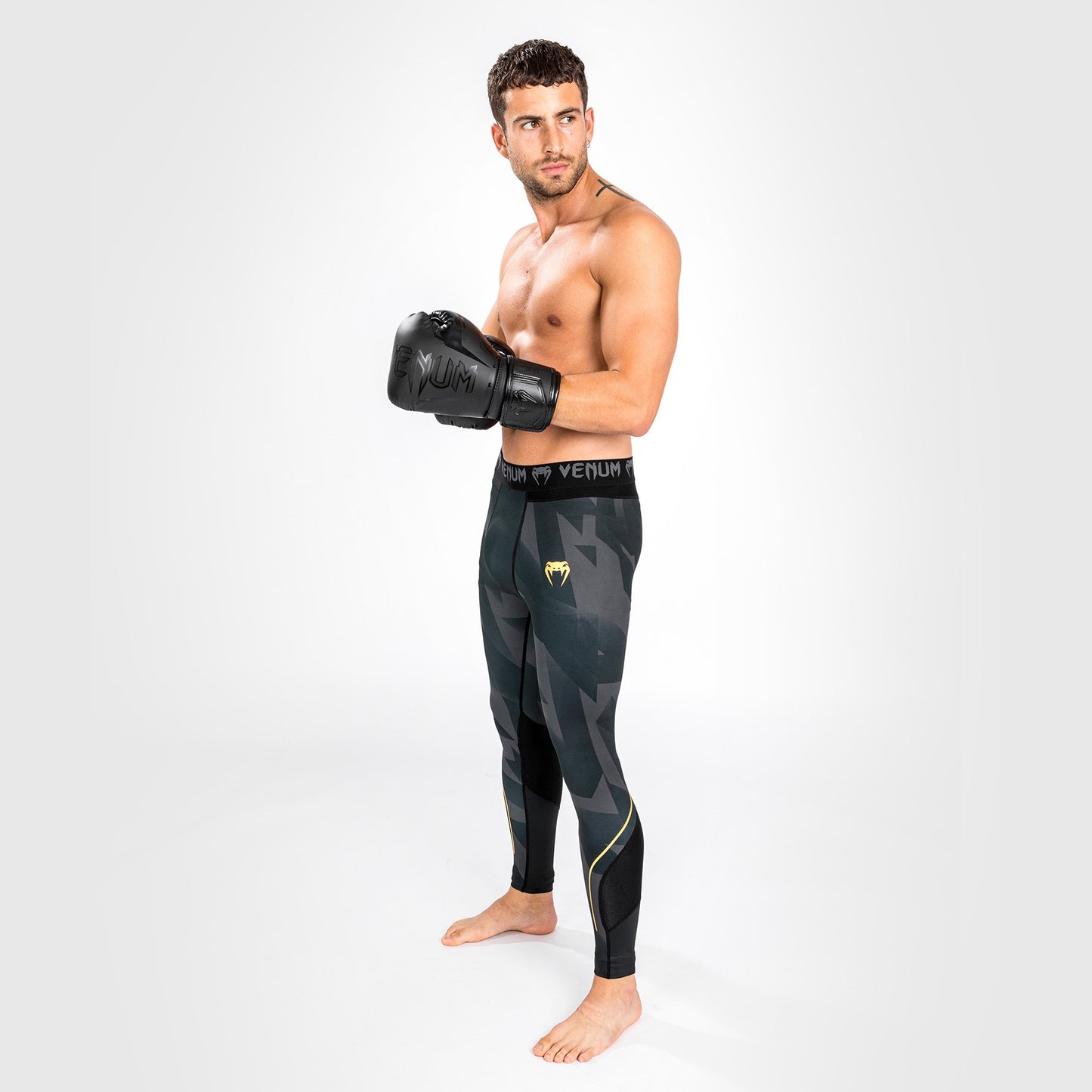 Pantaloni a compressione Venum Razor - Nero/Oro