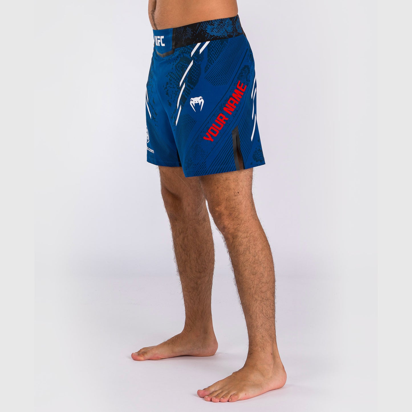 Pantaloncini da combattimento UFC Adrenaline by Venum personalizzati Authentic Fight Night Uomo - Short Fit - Blu