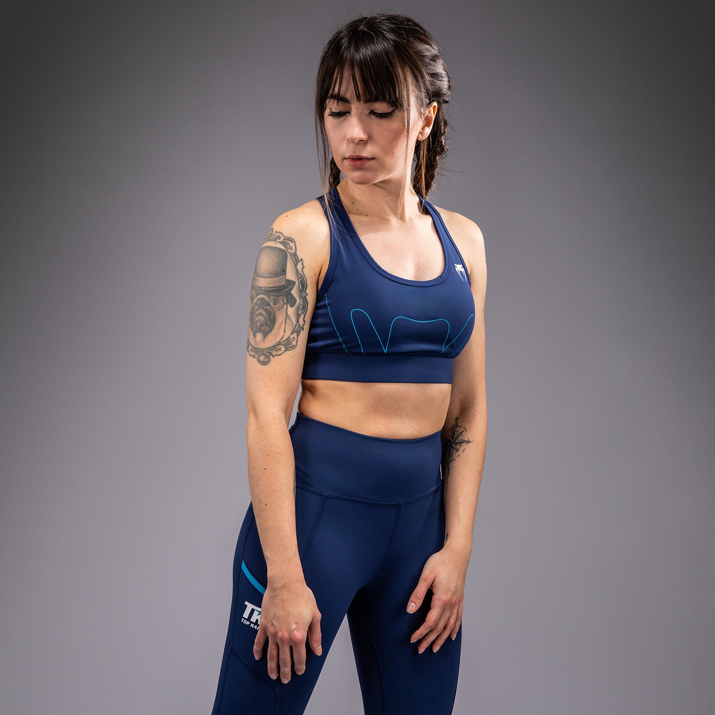 Venum x Top Rank Original Reggiseno Sportivo da Donna - Blu Navy