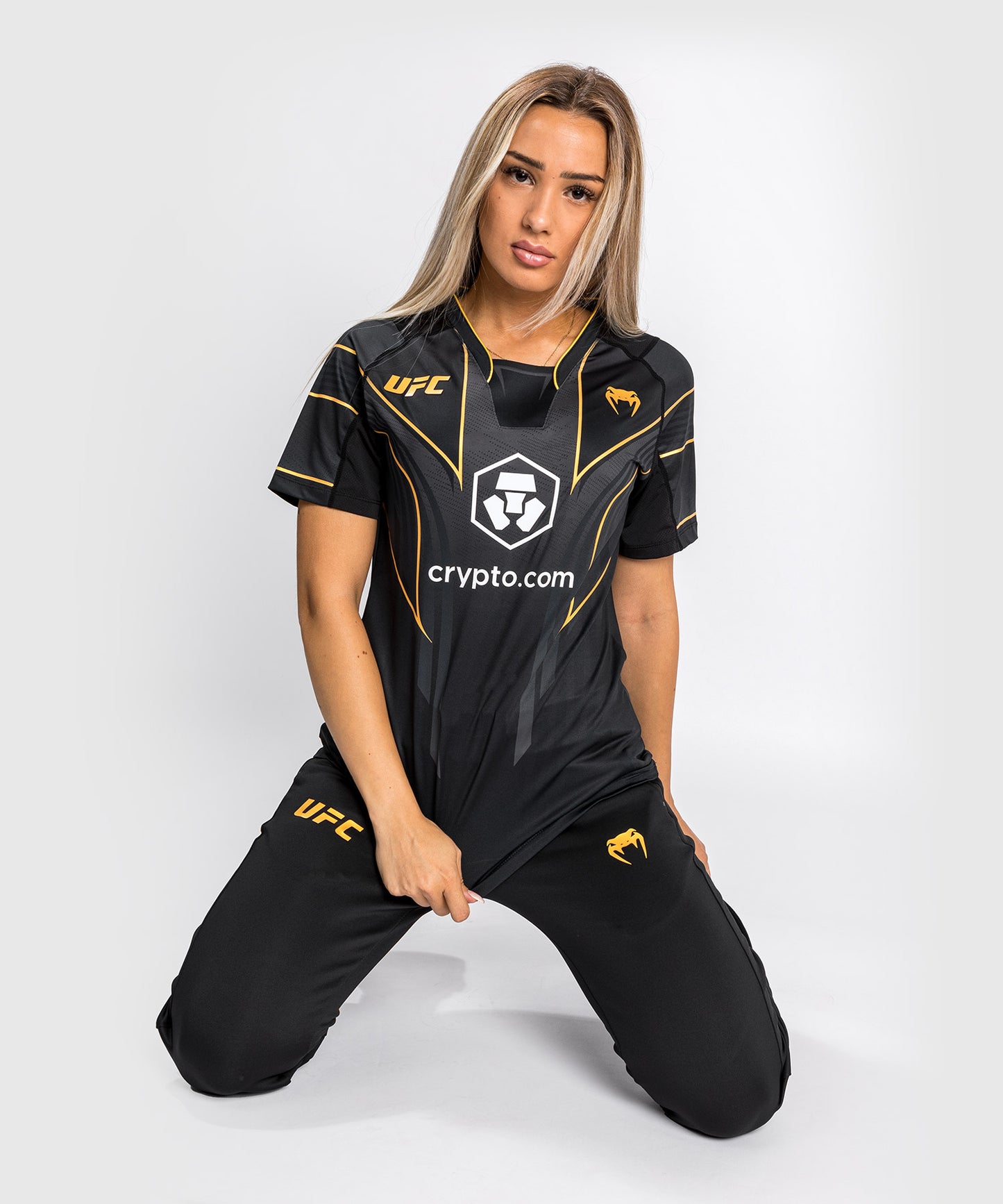 Maglia UFC Venum Authentic Fight Night 2.0 donna - Campione