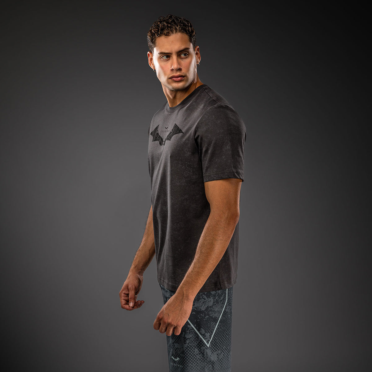 Venum x Batman T-shirt in cotone - Grigio/Nero/Rosso