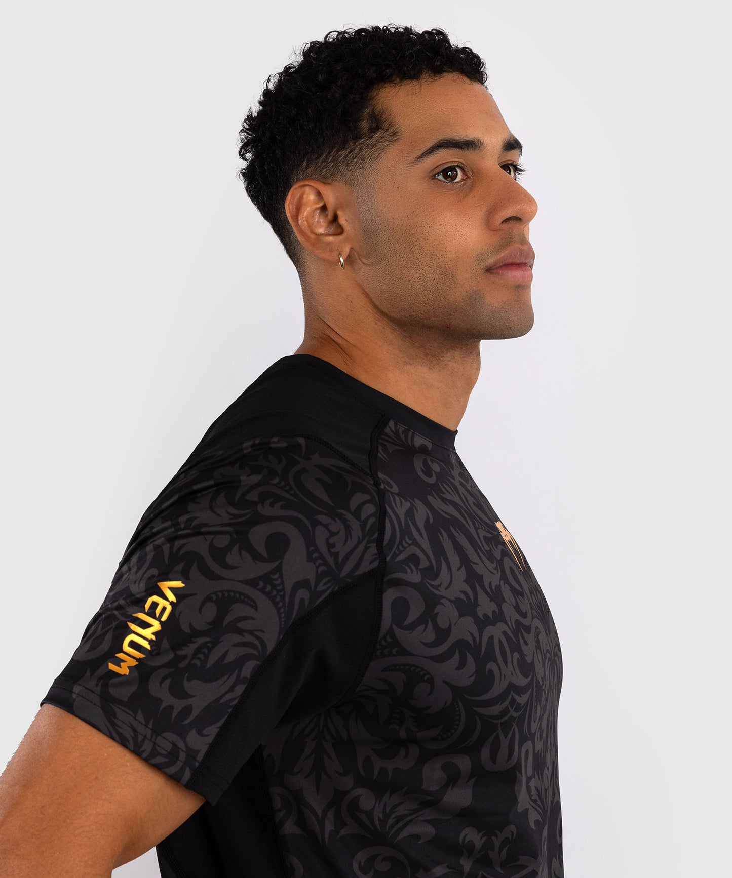 Venum x Topuria Unmatched Edition Maglietta Dry-Tech - Nero/Oro
