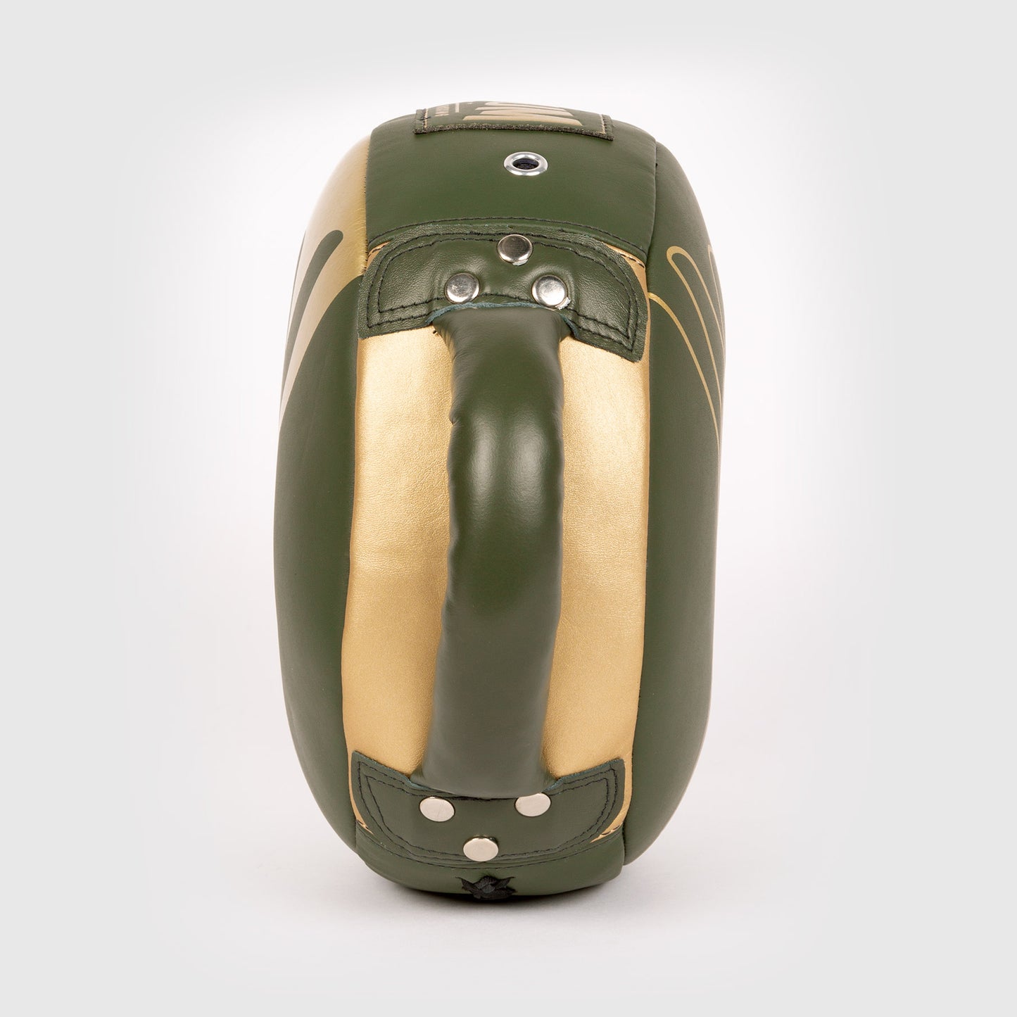 PRO BOXING GEAR PICCOLO PAD ROTONDO IN MICROFIBRA DI QUALITÀ - Khaki/Oro