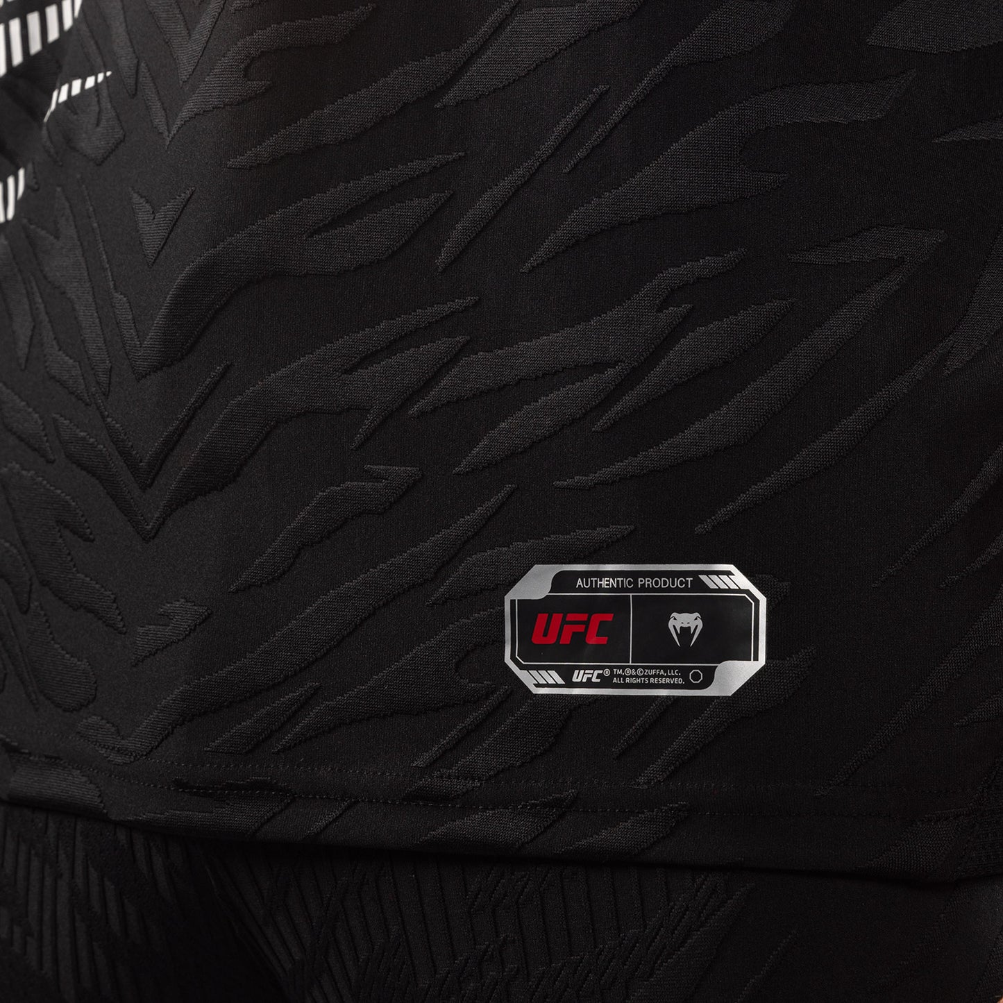 UFC Fusion by Venum Authentic Fight Night Maglietta Dry Tech per Uomo - Nero
