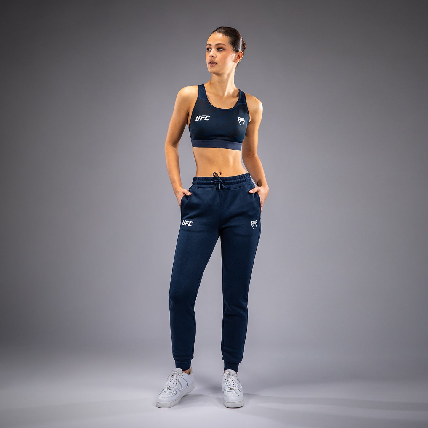 UFC Fusion by Venum Fight Week Pantaloni in Cotone per Donna - Blu oceanico