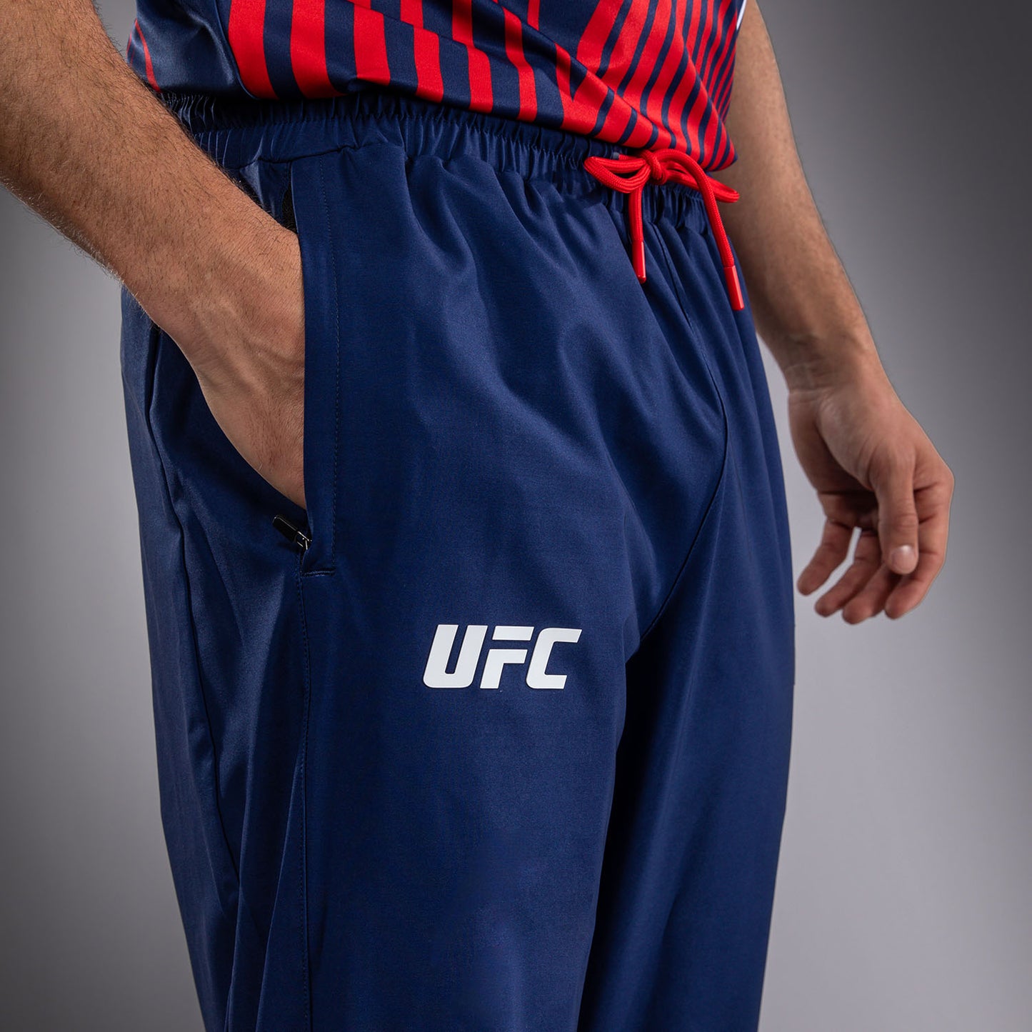 Official UFC Freedom 250 by Venum Authentic Fight Night Pantaloni Walkout da uomo - Blu
