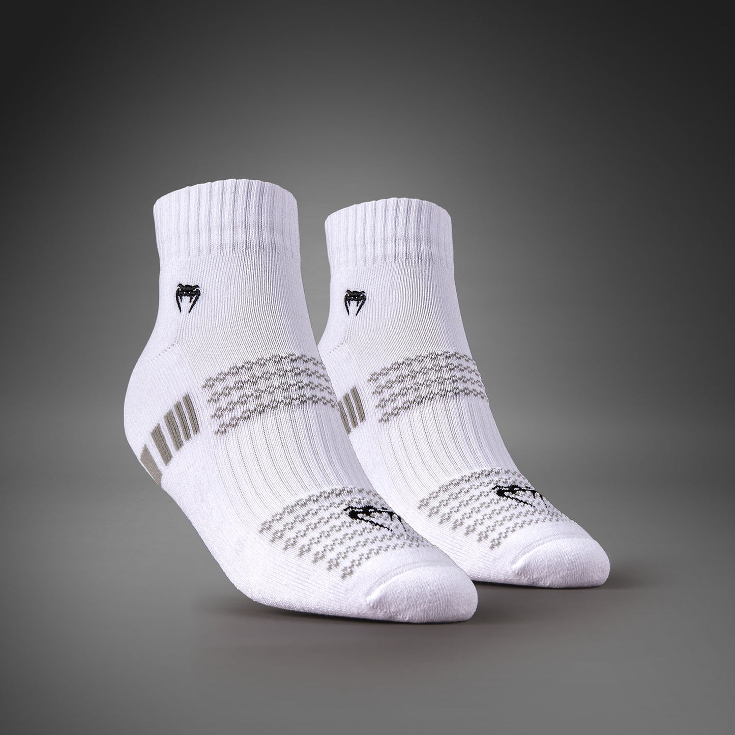 Venum Vector Calze Caviglia 3 Pezzi - Bianco/Grigio