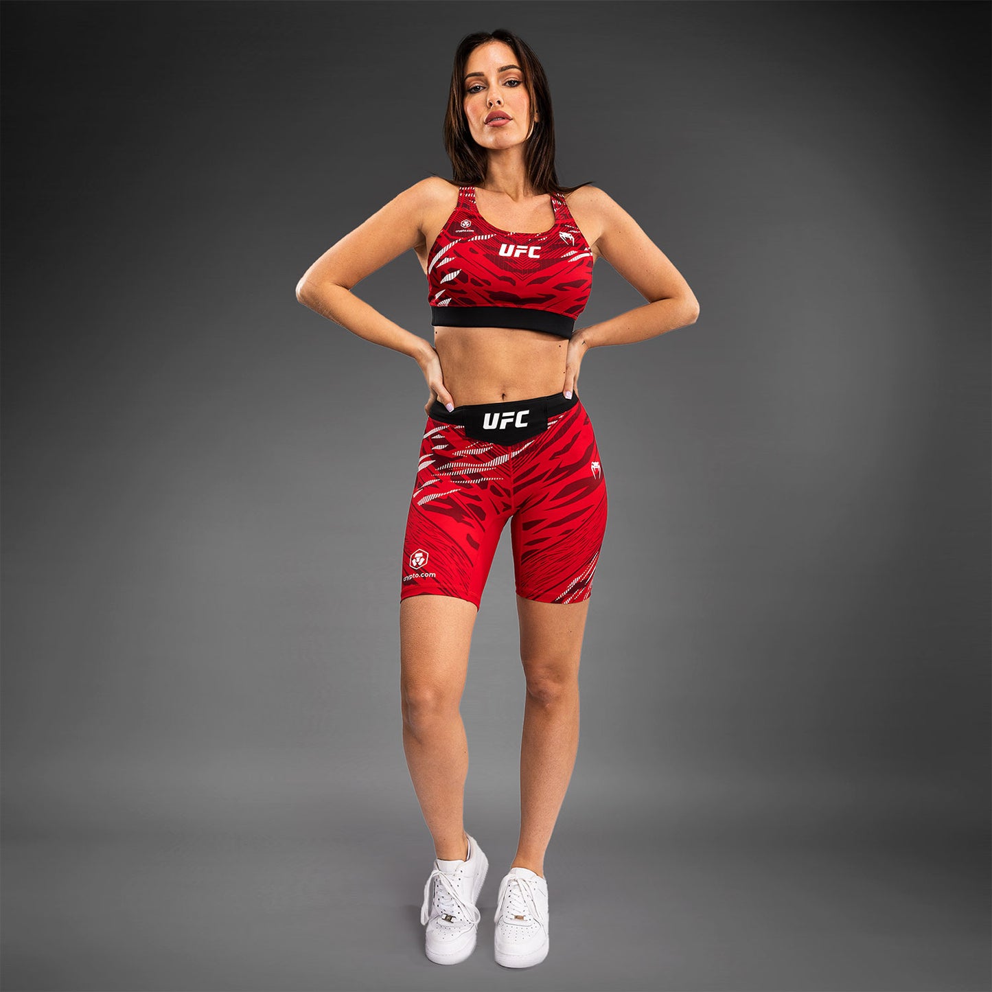 UFC Fusion by Venum Authentic Fight Night Reggiseno Sportivo per Donna - Rosso
