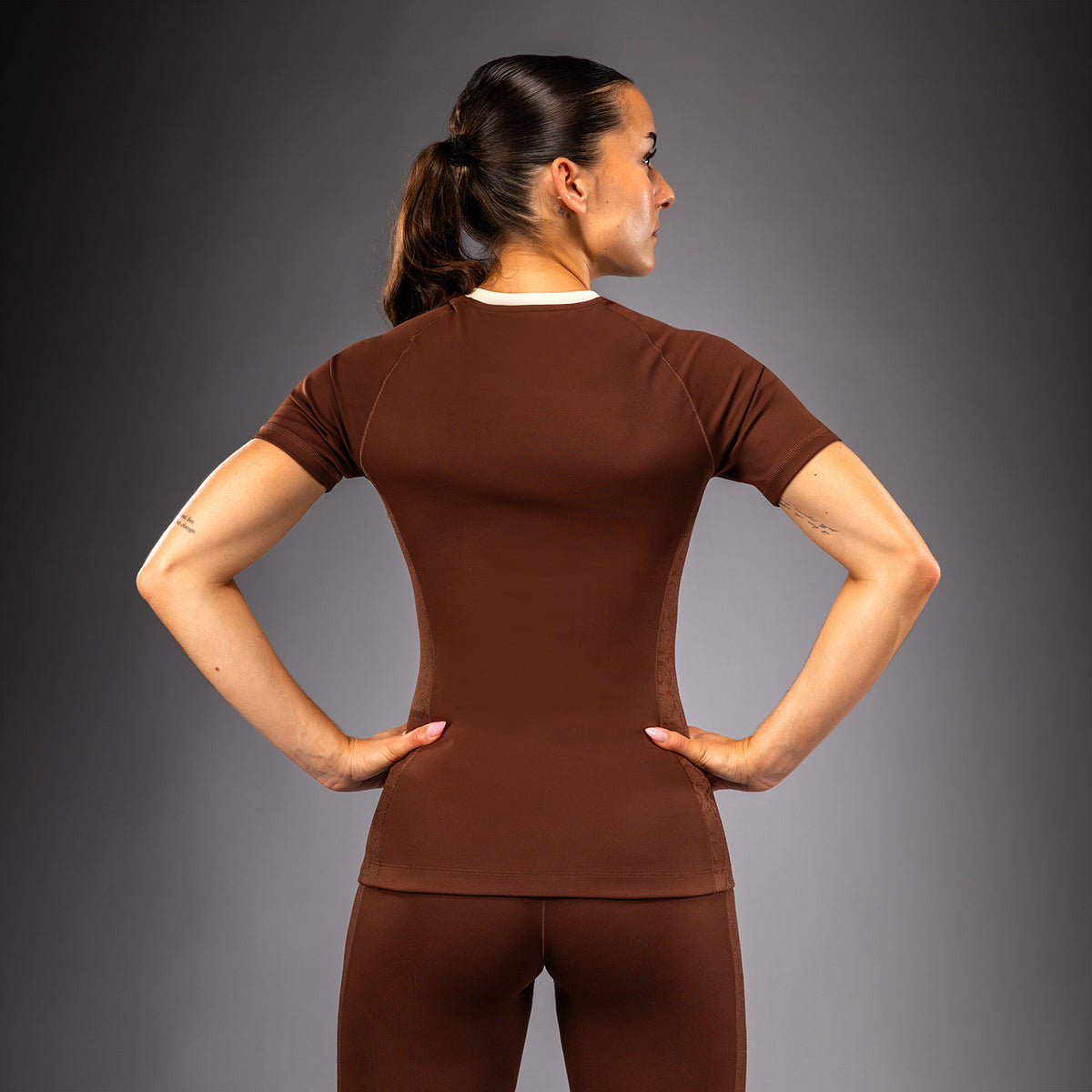 Venum Viper Rashguard a maniche corte da donna - Marrone