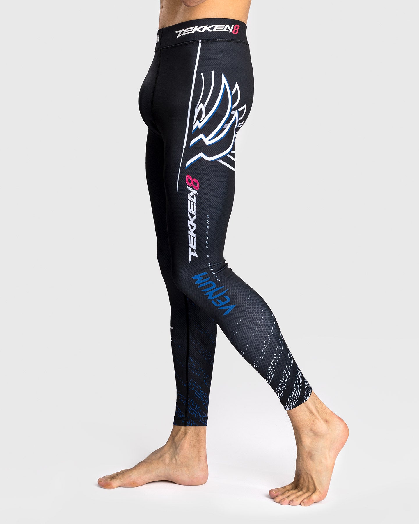Venum x TEKKEN 8 - Jin Kazama Spats - Blu/Nero/Bianco