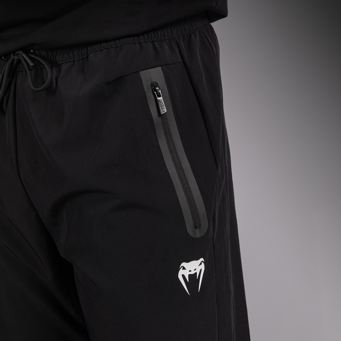 Venum Adrenaline Pantaloni da allenamento – Nero/Grigio Argento