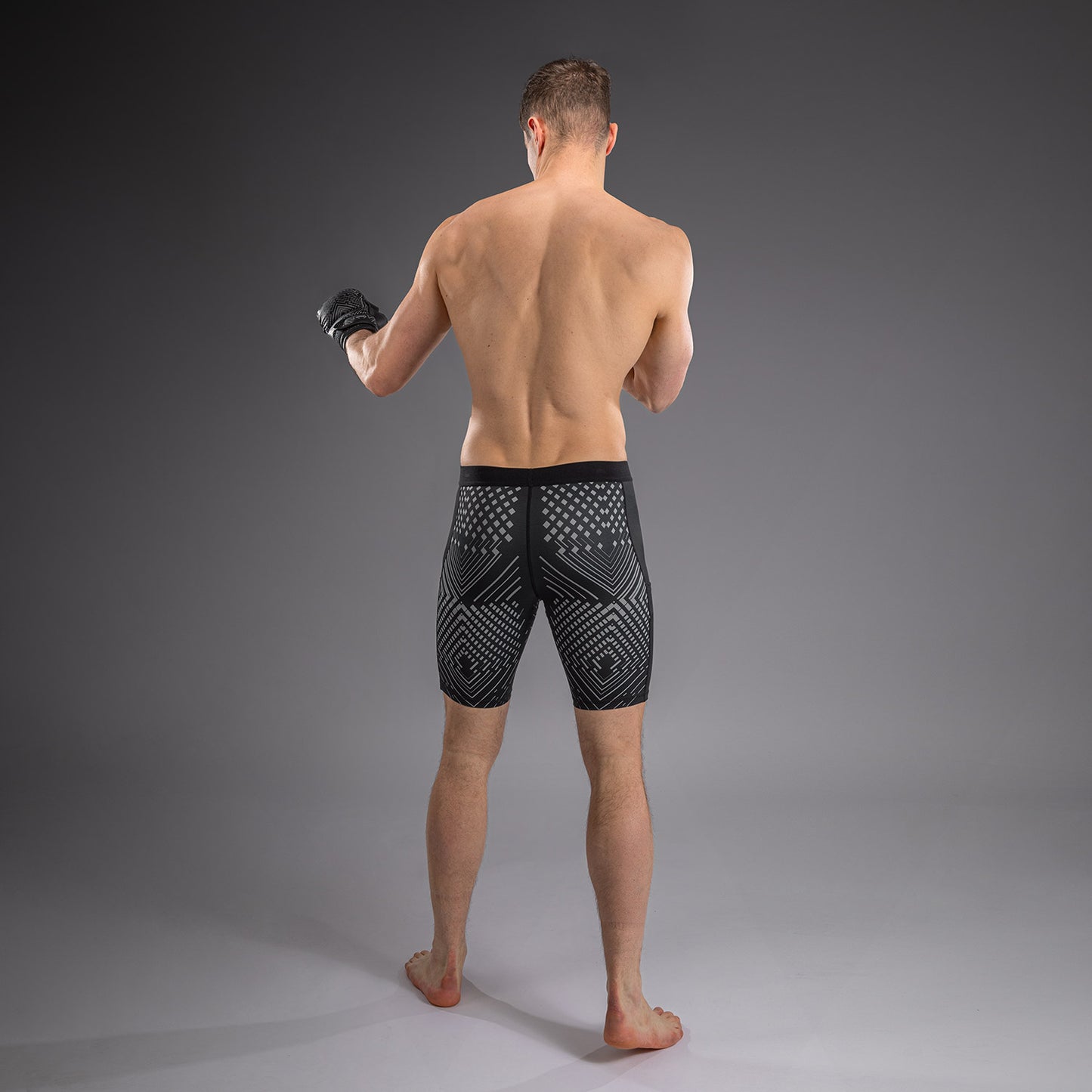 Venum Midnight Fury Pantaloncini a Compressione – Nero/Grigio/Argento