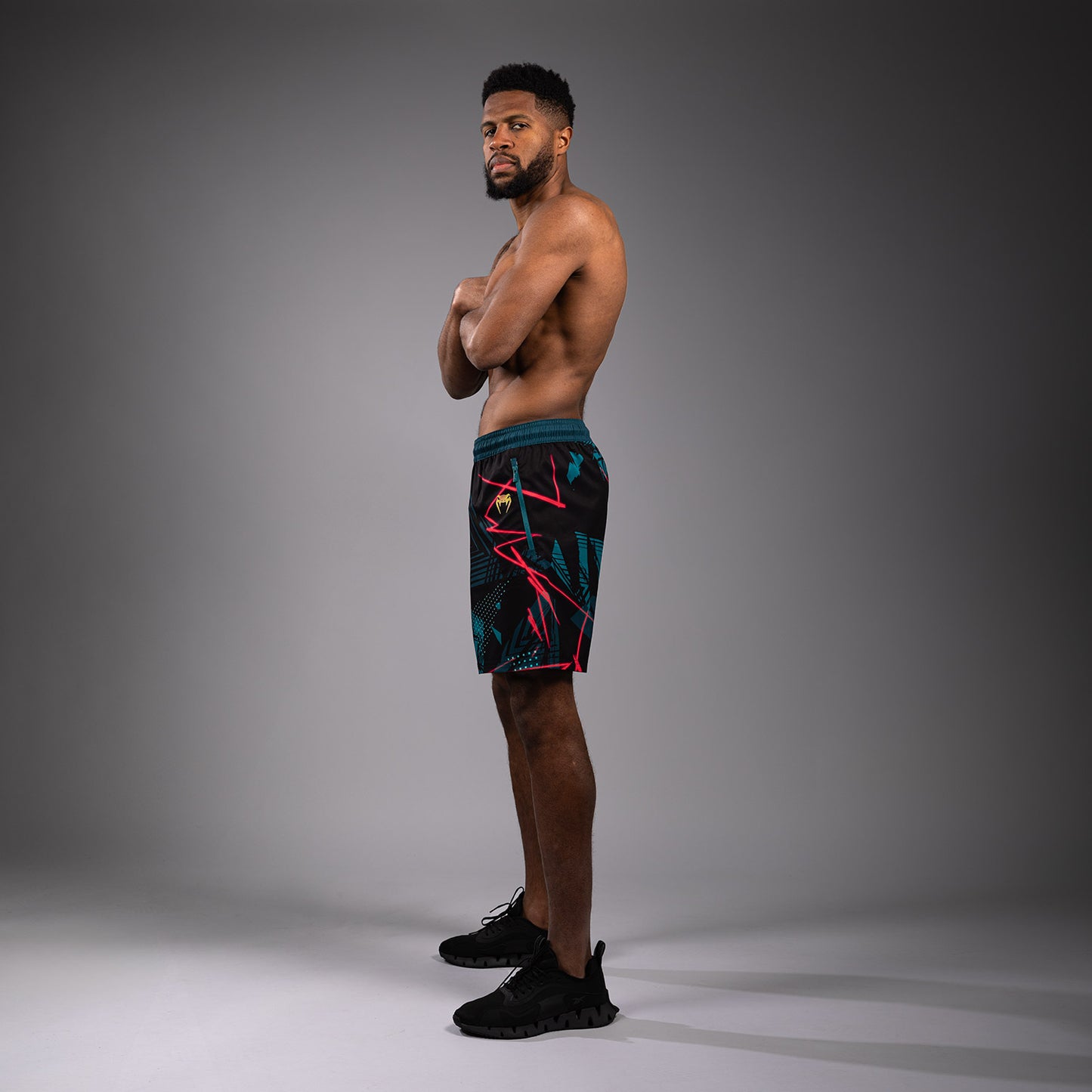 UFC Fusion By Venum Miami Edition Fight Week Performance Pantaloncini da uomo - Nero