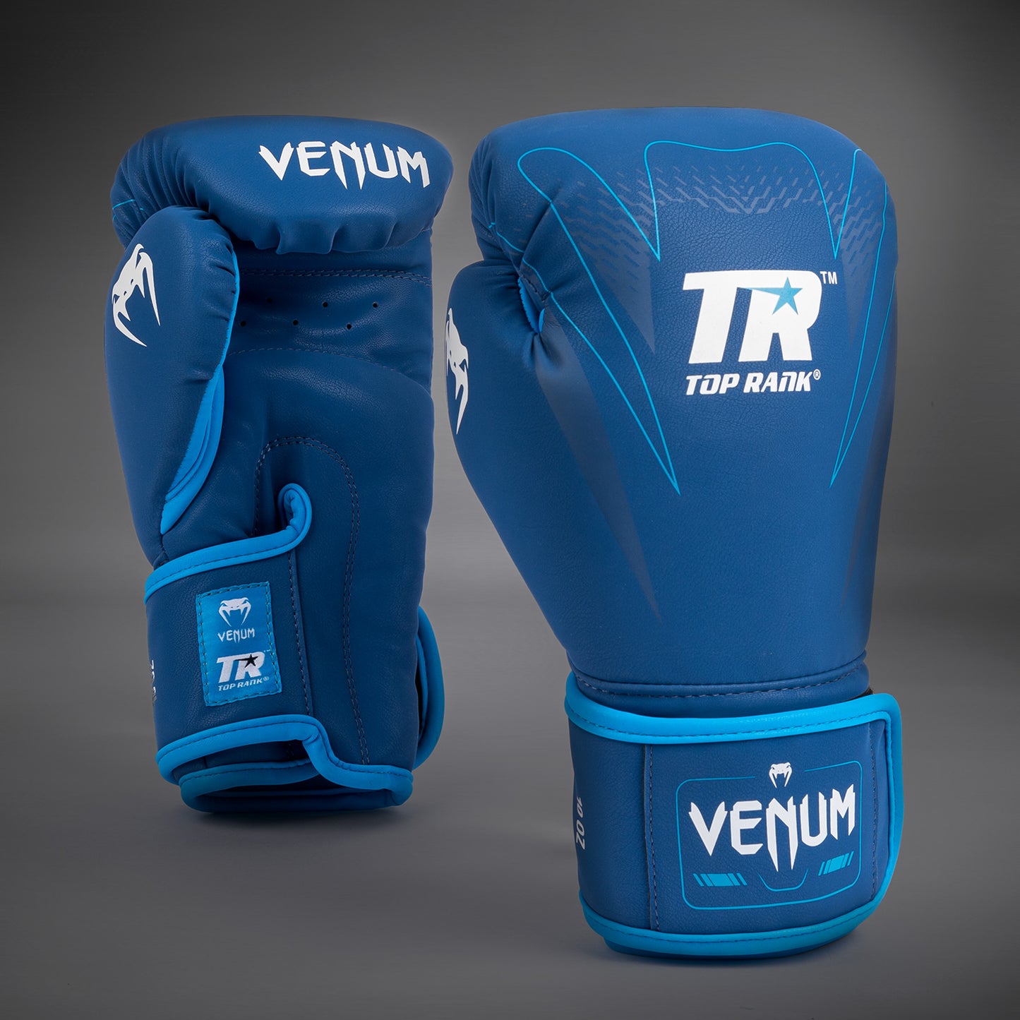 Venum x Top Rank Original Guanti da Boxe Impact - Blu Navy