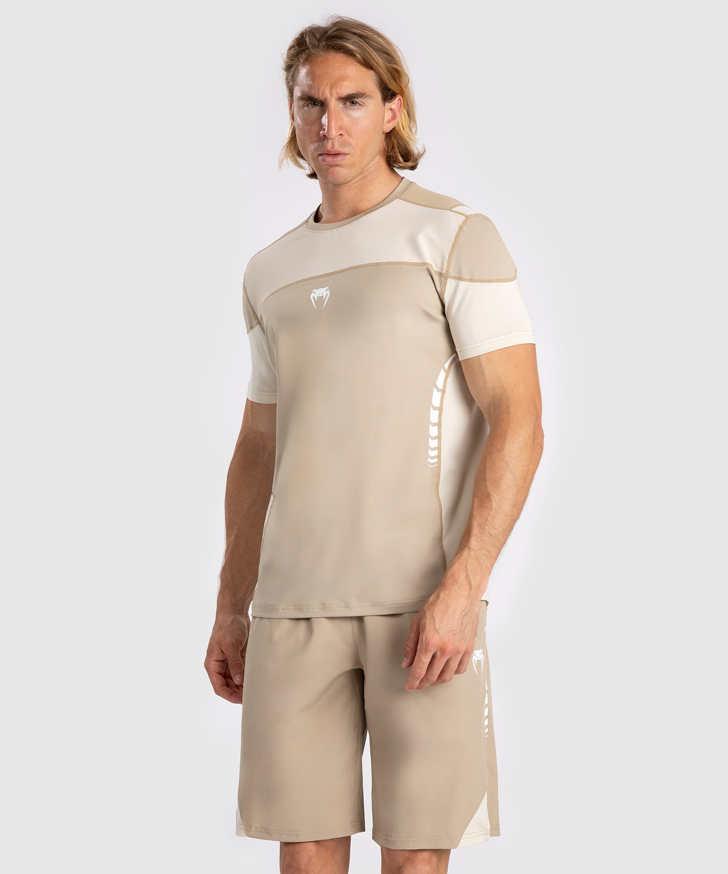 Venum Tempest Maglietta da Uomo Dry-Tech - Beige/Sabbia